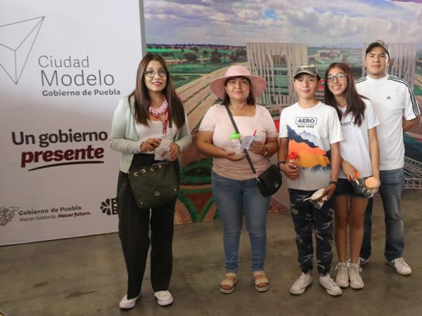 Presenta gobierno estatal potencial de Ciudad Modelo en Feria de Puebla 2023