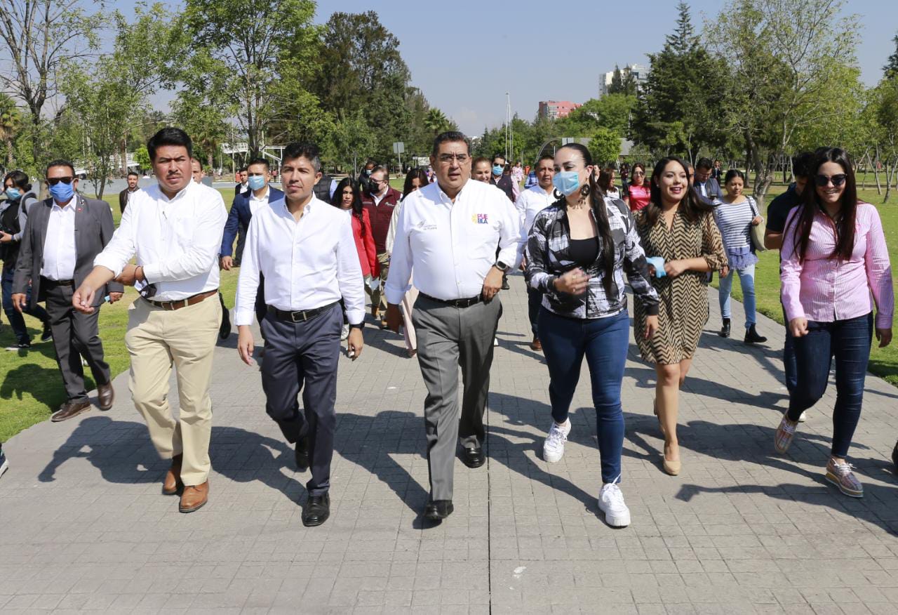 Mejora gobierno estatal espacios públicos para fortalecer convivencia social: Sergio Salomón