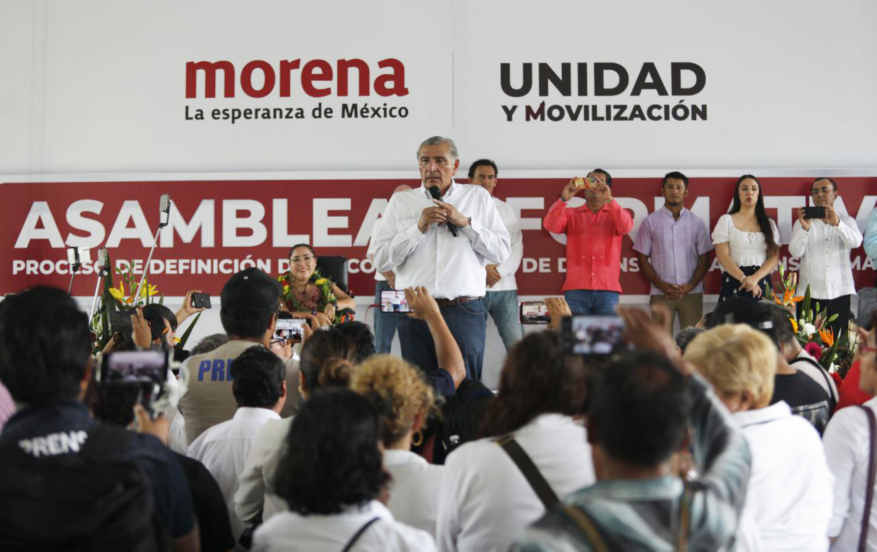 Intacta, la esperanza de los mexicanos logró el poder para el pueblo, resalta Adán Augusto López Hernández