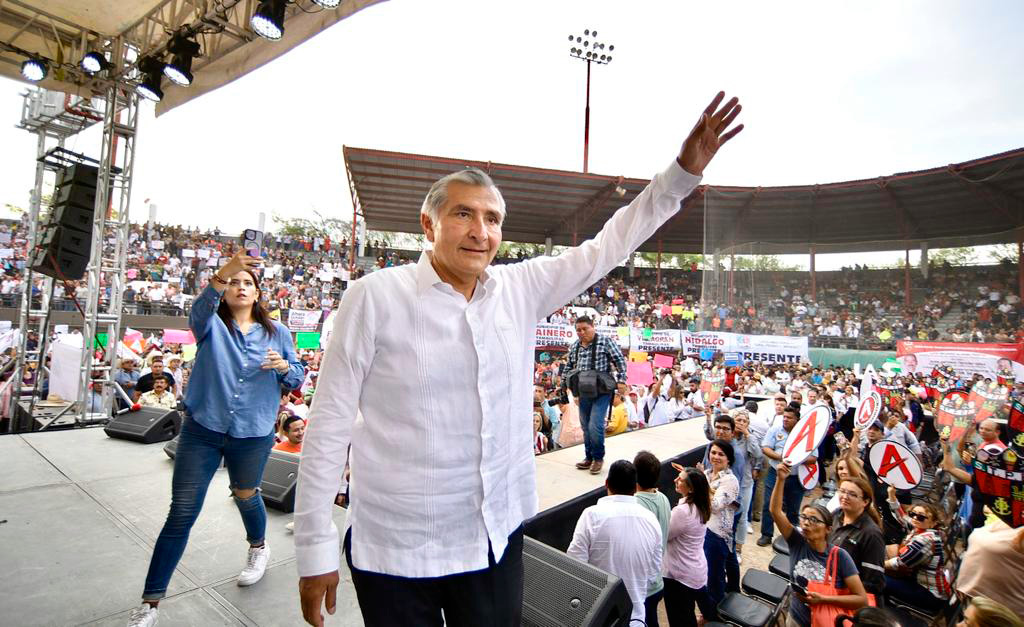 “Seguiremos recorriendo el país con la frente en alto”, advierte Adán Augusto López Hernández