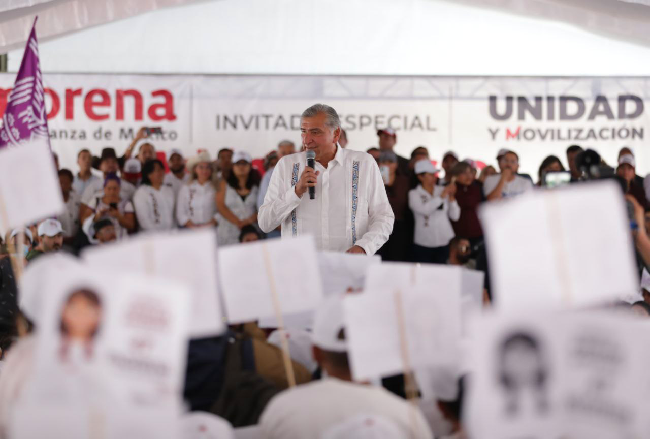 Con casa llena en Xochimilco, Adán Augusto López Hernández resalta importancia de la Ciudad de México en la Cuarta Transformación