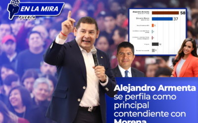 Alejandro Armenta se perfila como principal contendiente con Morena