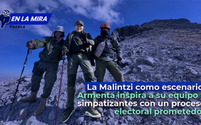 La Malintzi como escenario: Armenta inspira a su equipo y simpatizantes con un proceso electoral prometedor.