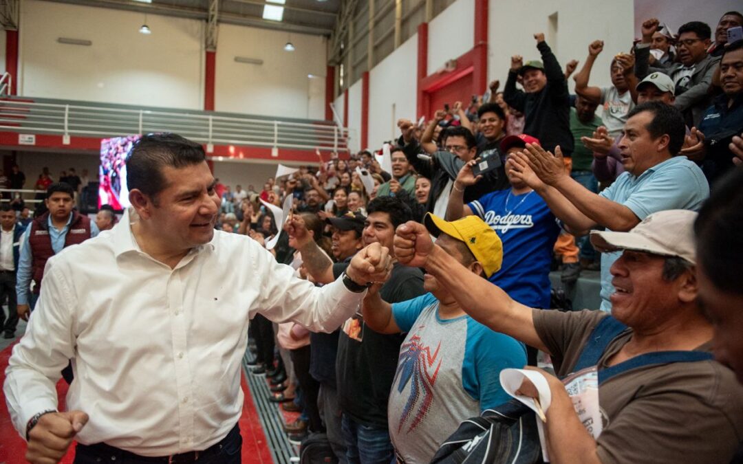 Megacoalición respalda a Armenta: Unión de Morena, PT, Verde, Fuerza X y Nueva Alianza.