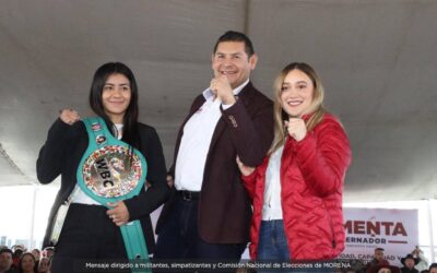 Alejandro Armenta apuesta por el empleo juvenil y la tecnología para combatir la delincuencia en Puebla